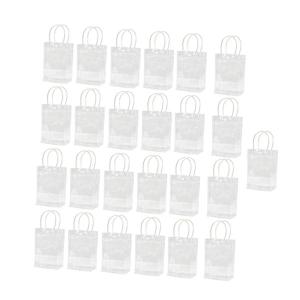25個入り透明ギフトバッグ ハンドバッグ パーティー用品 誕生日 休日 バレンタインデー