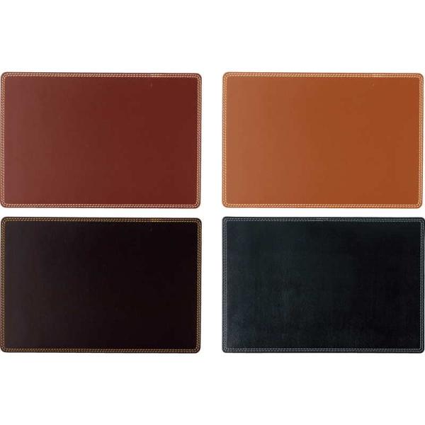 革デスクマット(二重ステッチング)(小) DM-202 / えいむ ホテル フロント デスクマット ...