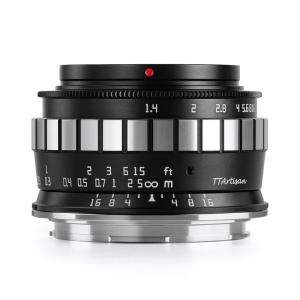 銘匠光学 TTArtisan 23mm f/1.4 C  (Lマウント) (ブラック × シルバー) APS-C 単焦点レンズ 準広角｜stkb