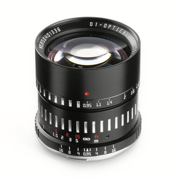 銘匠光学 TTArtisan 50mm f/0.95 C Lマウント(APS-C) ブラック×シルバ...