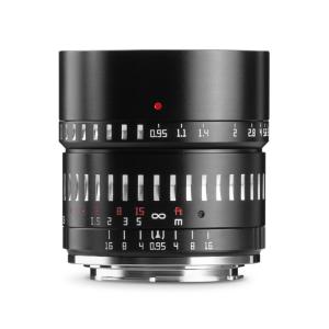 銘匠光学 TTArtisan 50mm f/0.95 C マイクロフォーサーズ ブラック×シルバー 望遠 オリンパス レンズ