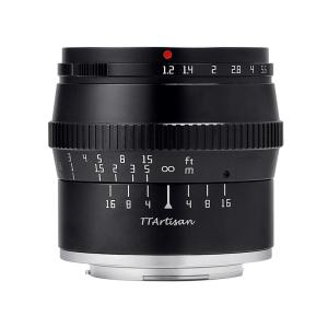 銘匠光学 TTArtisan 50mm f/1.2 C ソニーEマウント ブラック 単焦点レンズ APS-C 中望遠 eマウントレンズ ソニー レンズ｜stkb