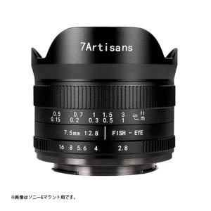 七工匠 7Artisans 7.5mm F2.8 FISH-EYE II ED (ニコンＺマウント(APS-C)) (ブラック) 魚眼レンズ フィッシュアイ｜stkb