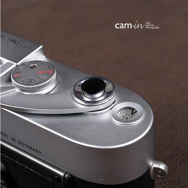 cam-in ソフトシャッターボタン レリーズボタン ソフトレリーズボタン 9mm 超薄型 凸面 真...