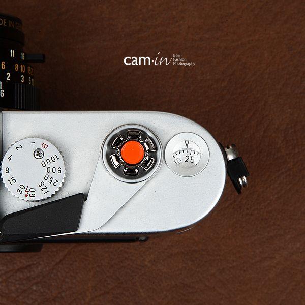 cam-in ソフトシャッターボタン レリーズボタン ソフトレリーズボタン 12mm 創作型 オレン...
