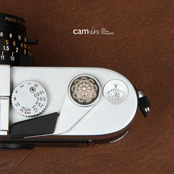 cam-in ソフトシャッターボタン レリーズボタン ソフトレリーズボタン 13mm 創作型 ホロー...