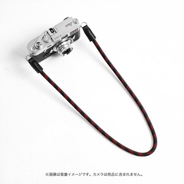 cam-in（カムイン）カメラストラップ DCS-005シリーズ 95cm ブラック × レッド D...