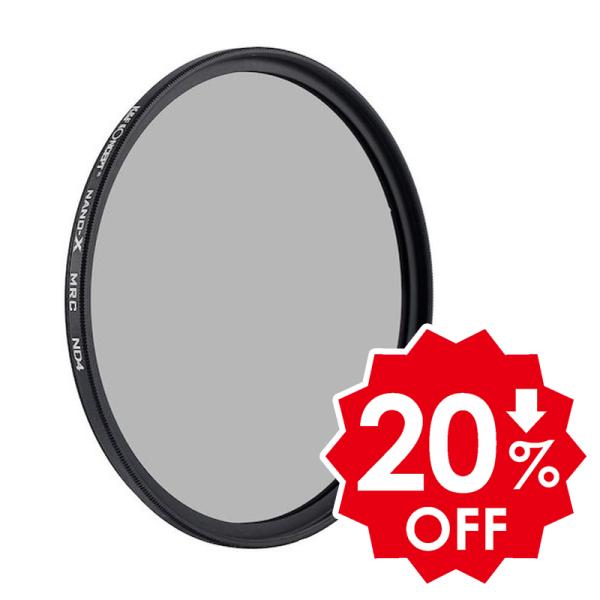 【期間限定20％OFF】K&amp;F Concept NDフィルター NANO-X ND4 58mm MR...