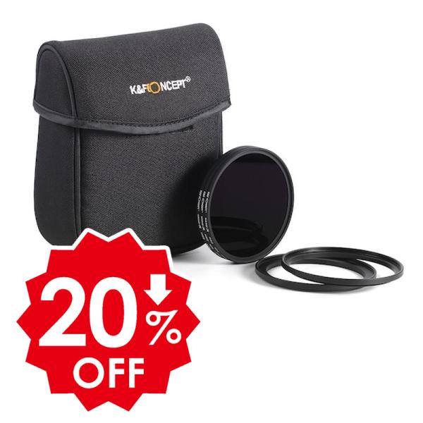 【期間限定20％OFF】K&amp;F Concept NDフィルターキット NANO-X ND4 + ND...
