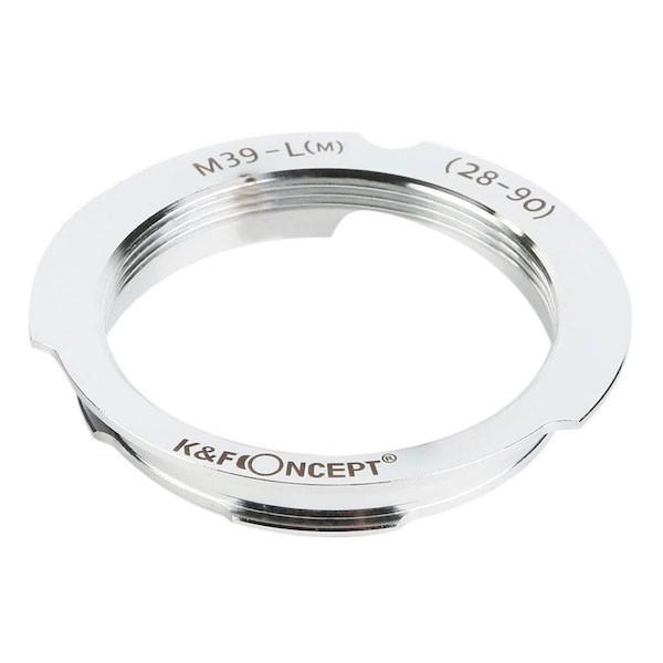 K&amp;F Concept マウントアダプター ライカL39マウントレンズ → ライカMマウント変換 レ...