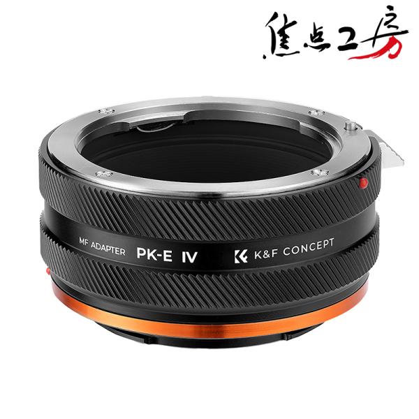 K&amp;F Concept マウントアダプター KF-PKE.IV（ペンタックスKマウントレンズ → ソ...