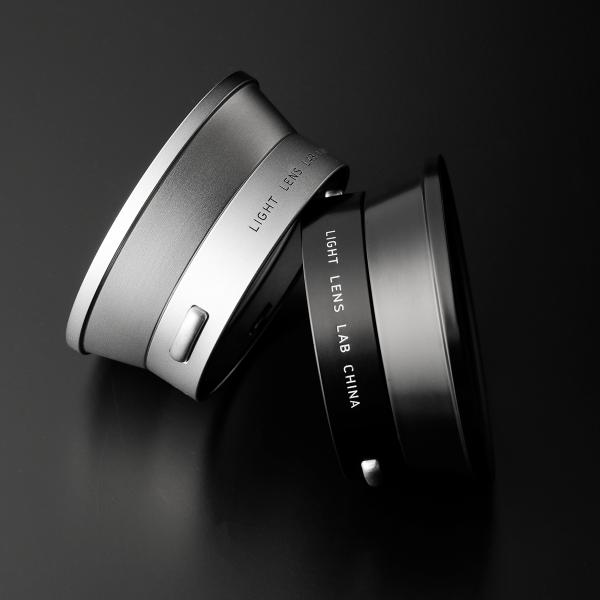 LIGHT LENS LAB レンズフード IROOA 復刻 (シルバー + ブラック のセット)