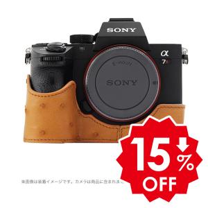 【期間限定20％OFF】cam-in (カムイン) レザーカメラケース ソニーα9、α7R III、α7 III 用 ライトブラウン LCP-013802