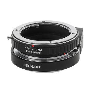 TECHART LM-EA7 + K&F Concept KF-CYM2 ヤシカ コンタックスマウントレンズ用アダプターセット