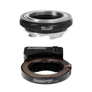 Fotodiox LM-FXRF-PRN + K&F Concept KF-42M2 M42レンズ用 マウントアダプターセット
