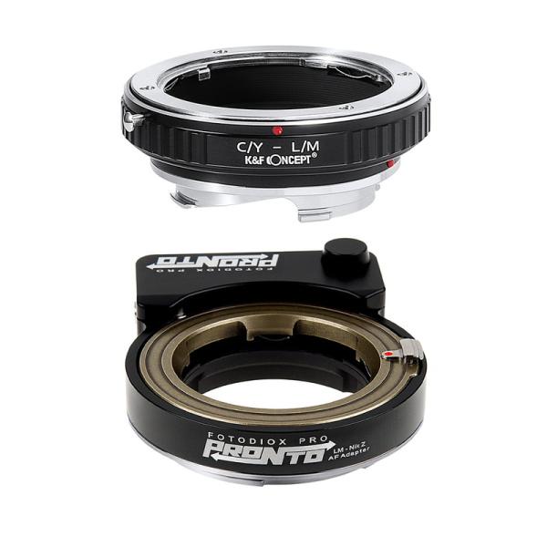 Fotodiox LM-NKZ-PRN + K&amp;F Concept KF-CYM2（ヤシカ・コンタッ...