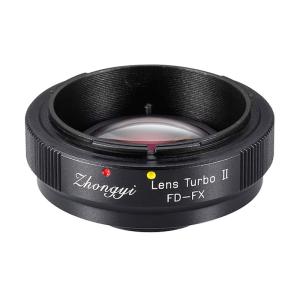 Lens Turbo II FD-FX キヤノンFDマウントレンズ - 富士フイルムXマウント フォーカルレデューサーアダプター｜stkb