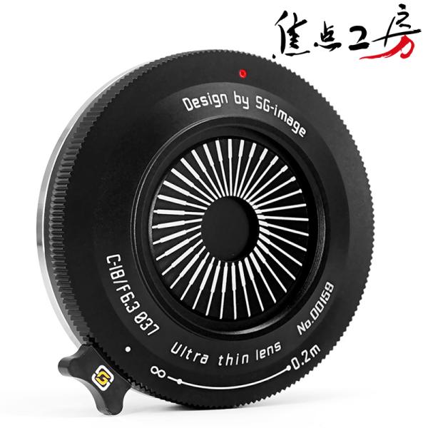 SG-image 18mm F6.3 ウルトラシンレンズ マイクロフォーサーズ APS-C 単焦点レ...