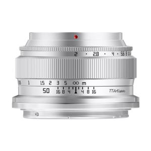 銘匠光学 TTArtisan 50mm f/2 ニコンＺマウント シルバー 単焦点レンズ