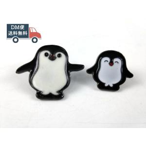 ペンギン 親子 penguin ピンバッジ 2個セット ピンズ｜stl-ys