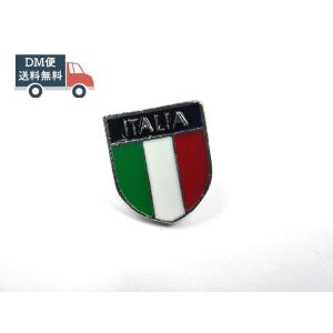 イタリア国旗 ピンバッジ 盾形｜stl-ys