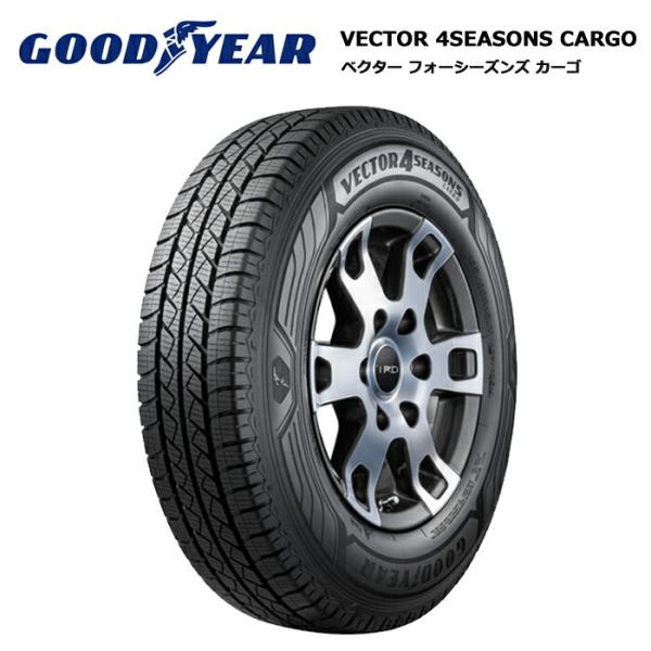 グッドイヤータイヤ 145/80R12 80/78N ベクター フォーシーズンズ カーゴ 1本価格 ...