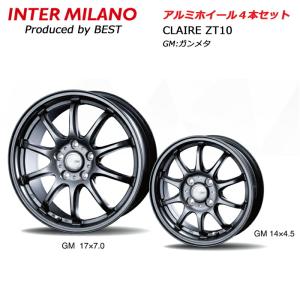 コンチネンタルタイヤ 165/65R15 81T CC7 コンフォートコンタクト インターミラノ クレールZT10 サマータイヤホイールセット｜stm