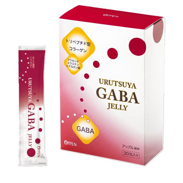 オッペン化粧品　うるつやGABAゼリー ＜コラーゲン、プラセンタエキス、GABA含有食品＞　