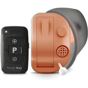 オンキヨー　ONKYO　耳穴式デジタル補聴器 OHS-D31 左耳用 48段階音量調節リモコン TVモード搭載 耳栓・スペア電池付属