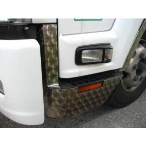 あつし。イスズ フォワード ステンレス ワイド車 マッドガード ウロコ あつし。イスズ フォワード ステンレス ワイド車 マッドガード