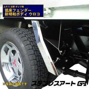 ダイハツ ハイゼット200系/500系共通 リアハウスフェンダー ウロコ