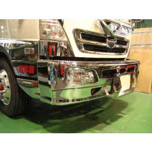 日野 レンジャープロ ミラー格納式フロントバイザー(D2E-601)鏡面