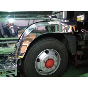 スーパーグレート用 ウロコ フェンダー 標準キャブ用 大型商品】三菱ふそう スーパーグレート 標準キャブ用 オーバー