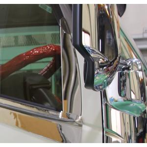 HINO 日野 デュトロ テールランプ用 鏡面 フレーム カバー ステンレス T/S製 HINO 日野 エアループ デュトロ 標準 三角窓 カバー