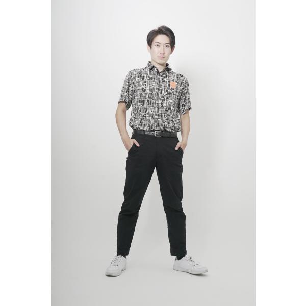 ゴルフウェア　メンズ　リラックスフィット　MEN'S｜総柄ポロシャツ