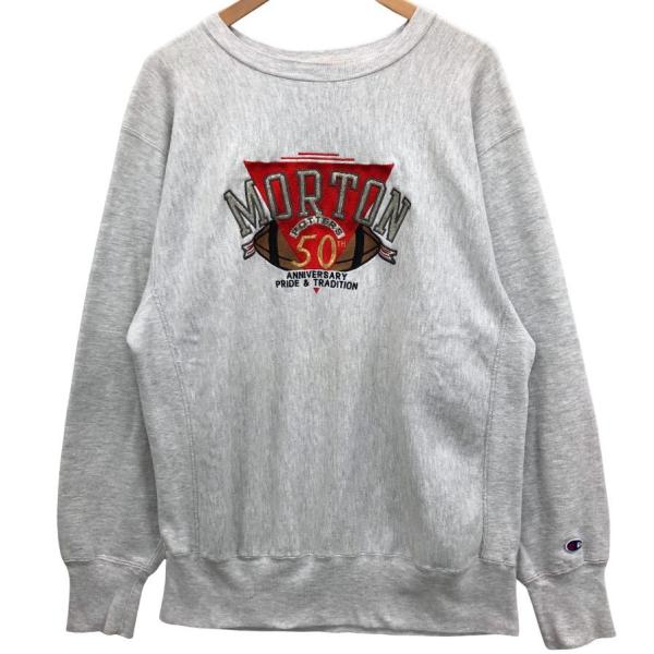 美品◆チャンピオン リバースウィーブ スウェット MORTON 50周年アニバーサリー メンズ サイ...