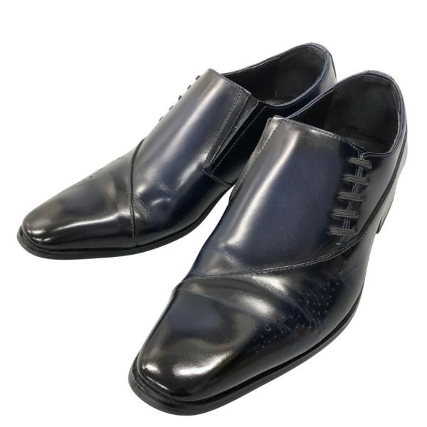 スタンデューク SD1102  メンズサイズ 25.0 ネイビー STANDUKE 約25.0cm【...