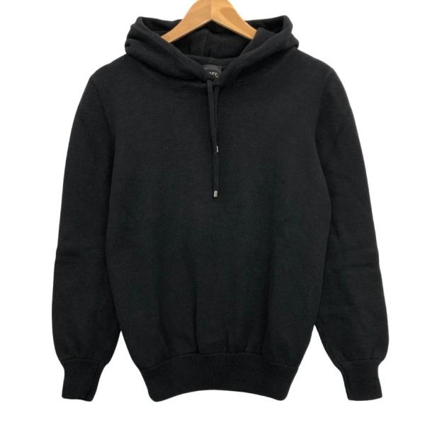 美品◆バフィー プルオーバー コットン パーカー  メンズ サイズ 46 ブラック  BAFY 【A...