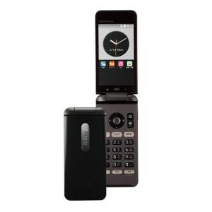 SIMロック解除済み 京セラ KYOCERA au エーユー ガラケー GRATINA 4G KYF31 ブラック SIMフリー シムフリー