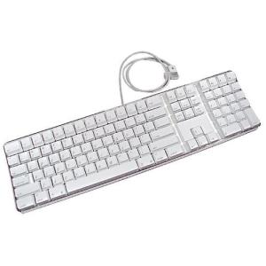 Apple Mac アップル マック キーボード Keyboard 有線 テンキー付き 純正 日本語配列 M9034J/A A1048｜stone-gold