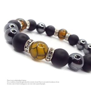 天然石 パワーストーン ブレスレット メンズ アクセサリー スモーキー