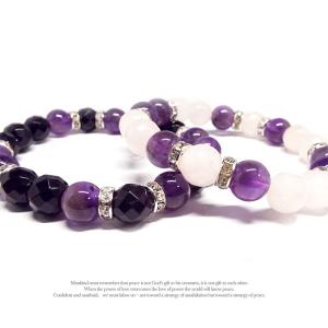 天然石 パワーストーン ブレスレット ペアアクセサリー