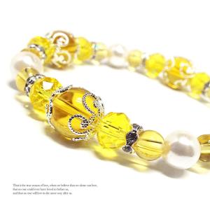 ブレスレット ルチル×オニキスブレス コラボ ルチルクォーツ ブラック