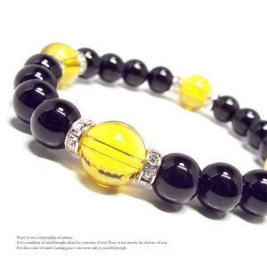 天然石 タイガーアイ ブラック オニキス 8mm ストーン 石 数珠 フレア