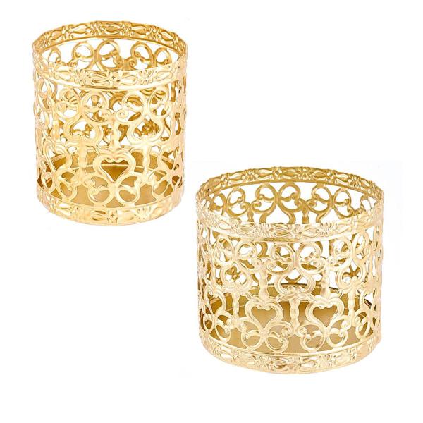 キャンドルホルダー キャンドルスタンド ヴィンテージ クローバー柄 インテリア