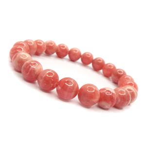 レア品質【美品】天然石インカローズ約10.2ｍｍパワーストーン 天然石 パワーストーン インカローズ ブレスレット 約10mm