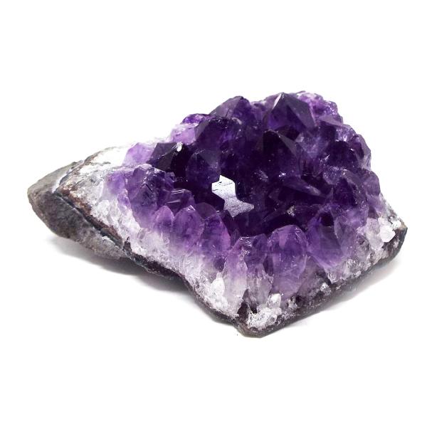 濃紫 天然石 ウルグアイ産 アメジスト クラスター 原石 置物 インテリア パワーストーン 天然石