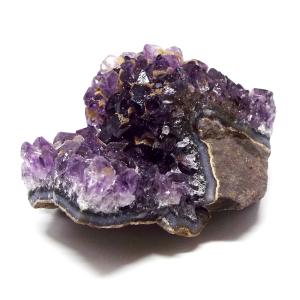 濃紫 天然石 ウルグアイ産 アメジスト クラスター 原石 置物 インテリア パワーストーン 天然石｜stone-kitchen