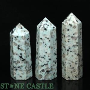 石流通センター 一点物 天然石 置き石 ポイント型 キウイクォーツ