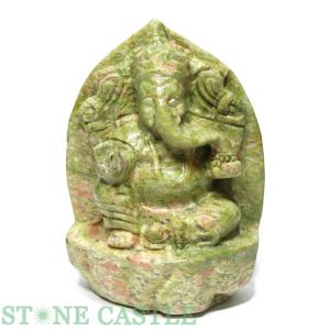 石流通センター 置物 翡翠 高級一点物 彫刻置物 本翡翠 (台付き) No.14